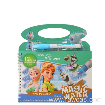 Water Drawing Book with Magic Pen for Kid
